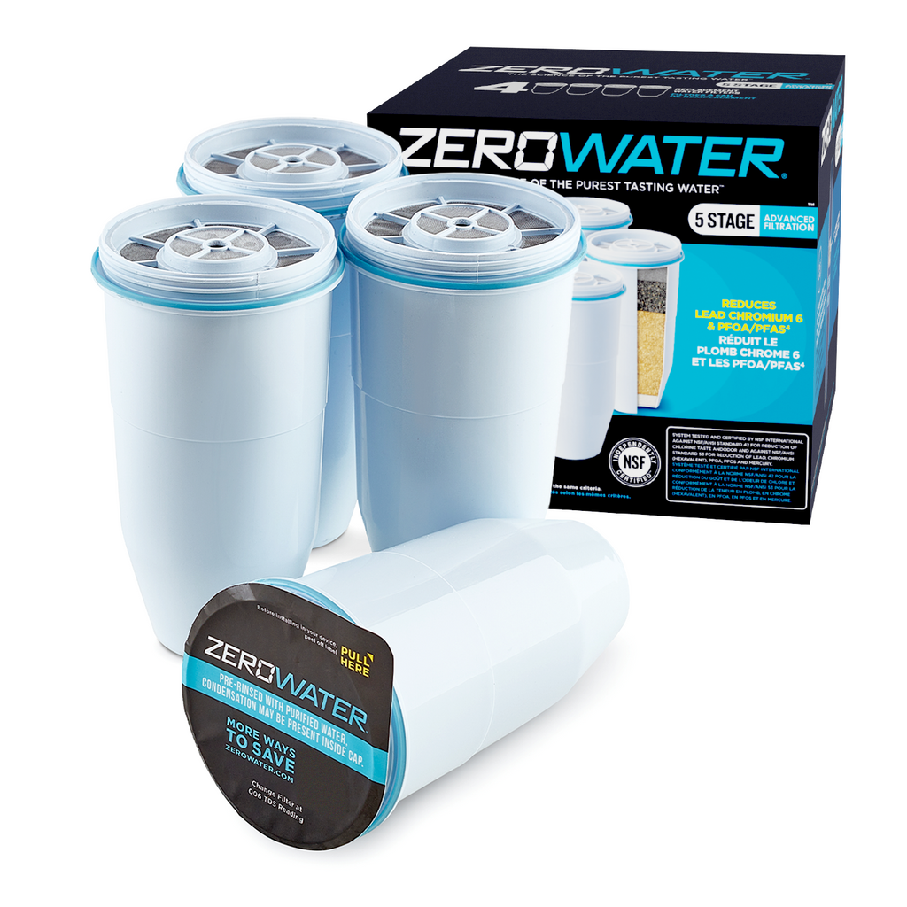 ZeroWater - Replacement Filters (4 pack) - Inflow Alternative CBD