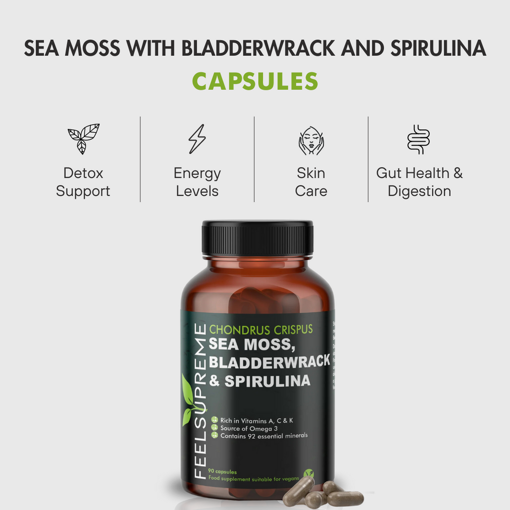 Sea Moss with Bladderwrack and Spirulina - Inflow Alternative CBD