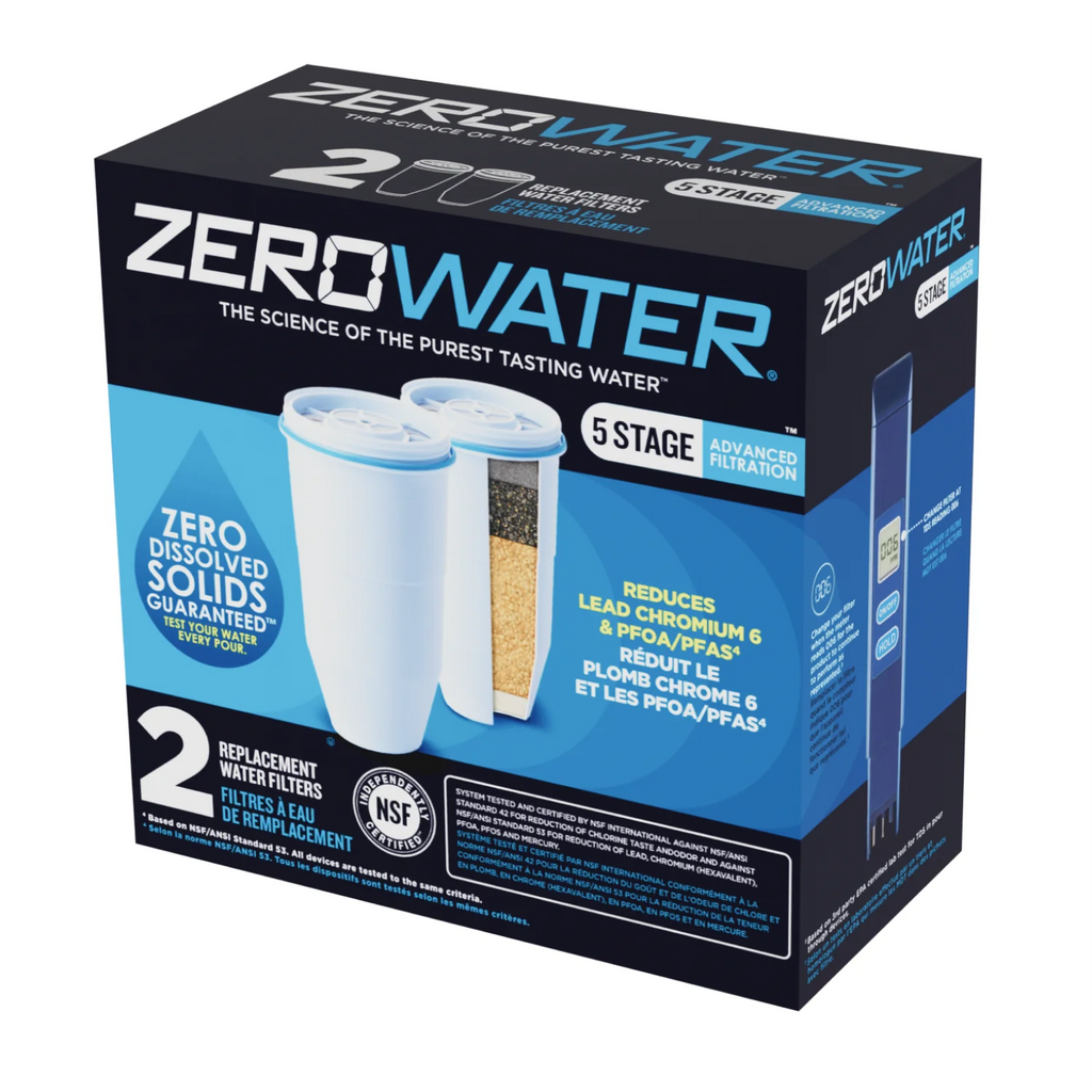 ZeroWater - Replacement Filters (2 pack) - Inflow Alternative CBD